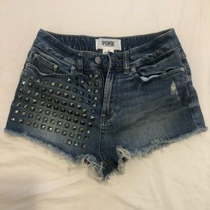 Denim shorts
